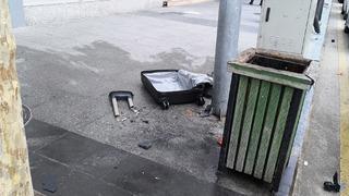 Vatandaşlar şüpheli valizi görüntülemek için birbiriyle yarıştı