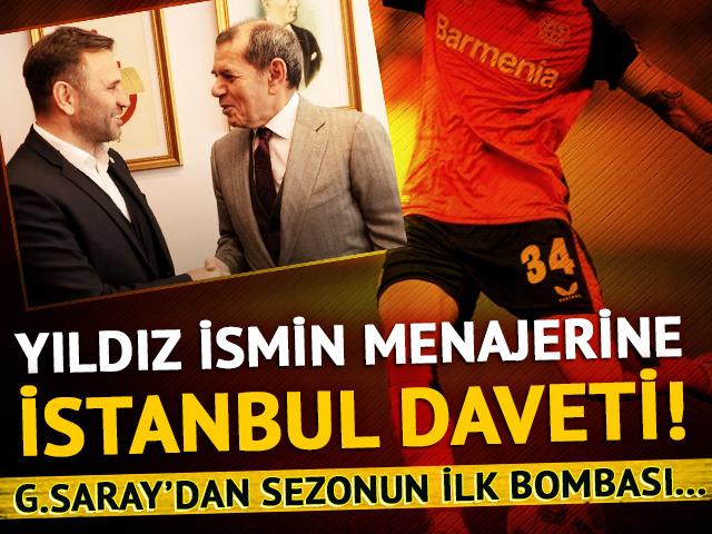 G.Saray'dan sezonun ilk bombası! Menajeri İstanbul'a davet edildi