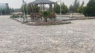 Adıyaman’da dolu yağışı etkili oldu