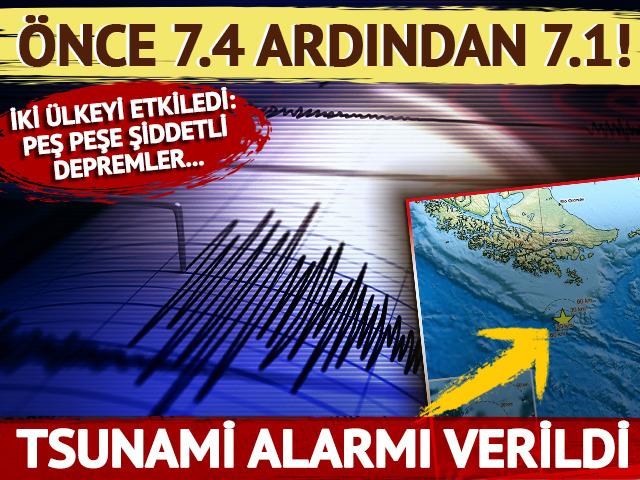 Önce 7.4 ardından 7.1... Arjantin'de şiddetli depremler: Tsunami alarmı verildi