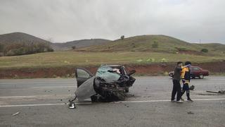 Malatya'da iki otomobilin çarpıştığı feci kaza! 2 kişi hayatını kaybetti, 2 kişi yaralandı