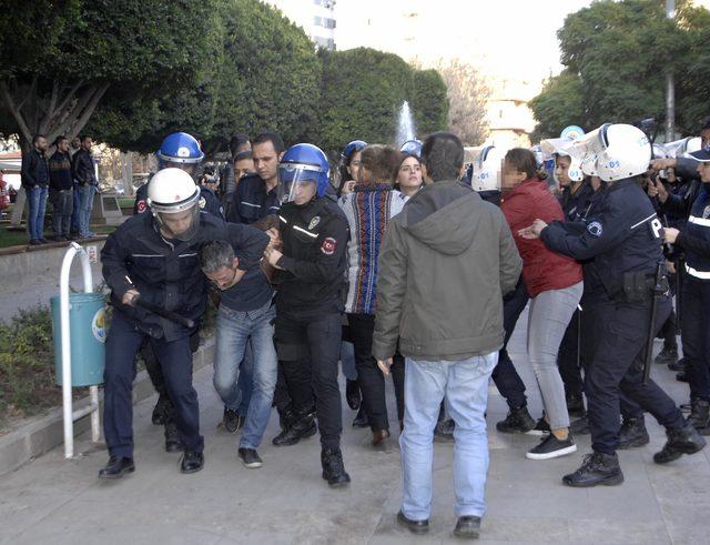 Halkevleri üyelerine polis müdahalesi: 14 gözaltı