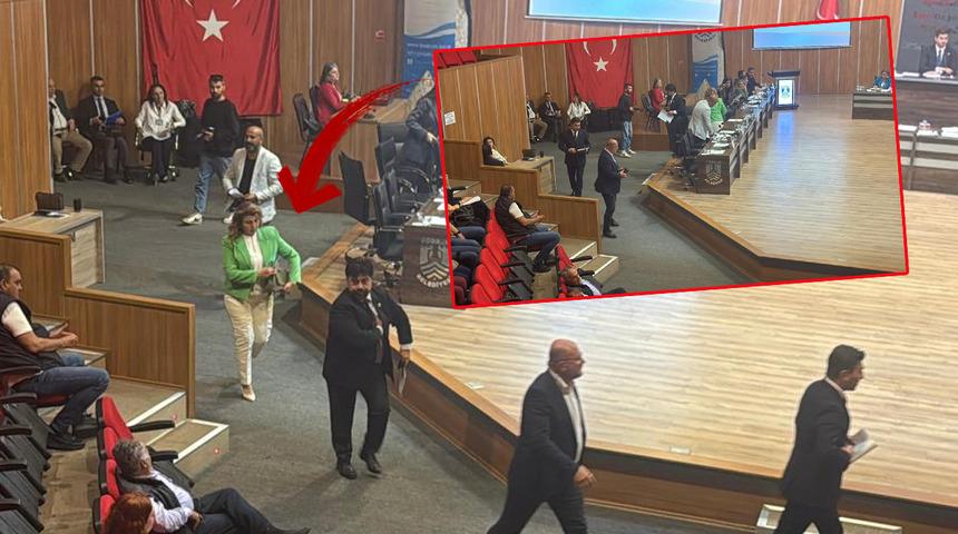Yer: Bodrum! Gergin anlar: AK Partili isimler Meclis toplantısını terk etti