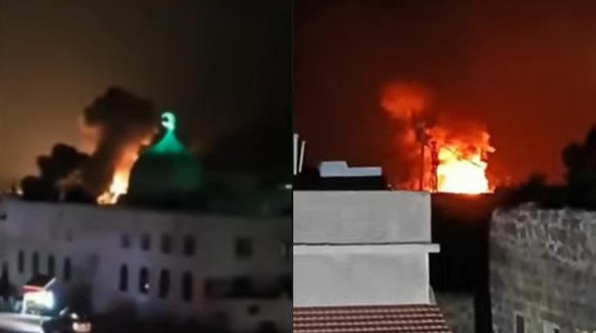 İsrail savaş uçakları Suriye şehirlerini bombalıyor: Şam, Hama, Lazkiye...