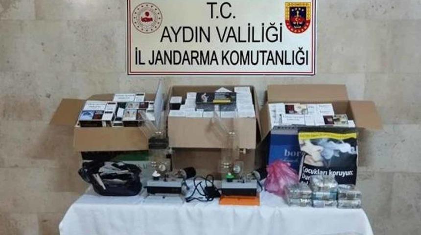 Jandarma ekipleri 11 bin makaron ele geçirdi