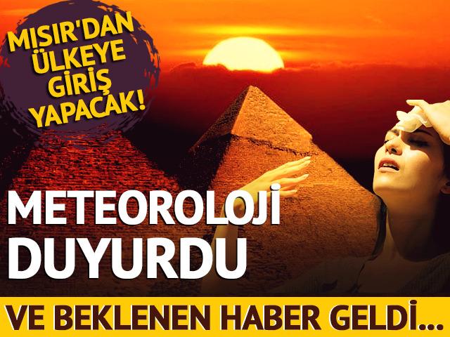 Bahar müjdesi verildi! Mısır'dan sıcak hava dalgası geliyor: Hafta sonu hava nasıl? 3-7 Mayıs haritalı hava durumu...