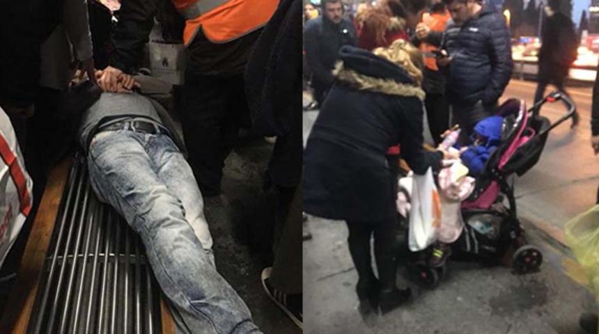 Metrobüs durağında evli ve çocuklu çift bir anda bayıldı! Meğerse...