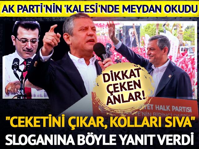 Ekrem İmamoğlu ile özdeşleşmişti... Konya mitinginde "Ceketini çıkar, kolları sıva" sloganlarına Özgür Özel'in yanıtı dikkat çekti