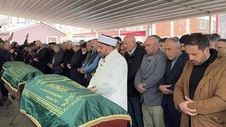 Fransa'daki evlerinde çıkan yangında hayatını kaybeden üç kız kardeşin cenazeleri Rize'de defnedildi