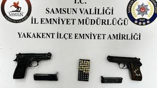 Samsun'da silah kaçakçılığı operasyonu! 2 kişi yakalandı