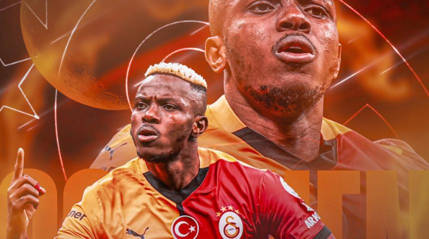Galatasaray'ın yıldızı Osimhen maç oynanırken rekor kırdı, istenmediği Napoli'ye selam gönderdi!