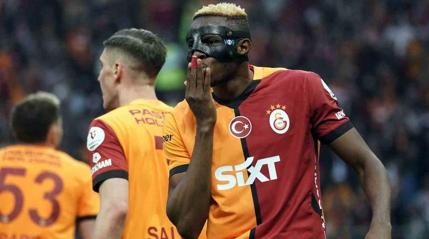 Galatasaray, Sivasspor kalesine gol oldu yağdı! Victor Osimhen'in rekor gecesi...