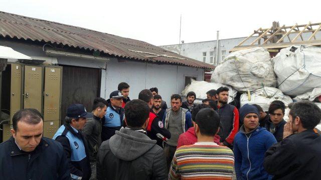 Ruhsatsız geri dönüşüm depoları mühürlendi