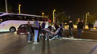 Bursa'da taksi ile otomobil çarpıştı! Kazada 7 kişi yaralandı