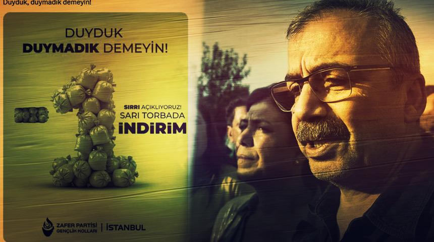 Zafer Partisi'nin yaptığı Sırrı Süreyya Önder göndermeli 'Sarı torba' paylaşımı tepki çekti! Soruşturma başlatıldı