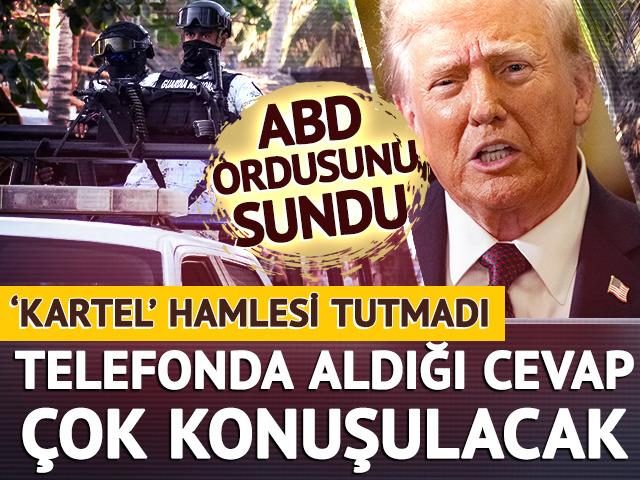 Trump'ın telefonda aldığı cevap çok konuşulacak! 'Kartel' hamlesi tutmadı: "Hizmetinizdedir"