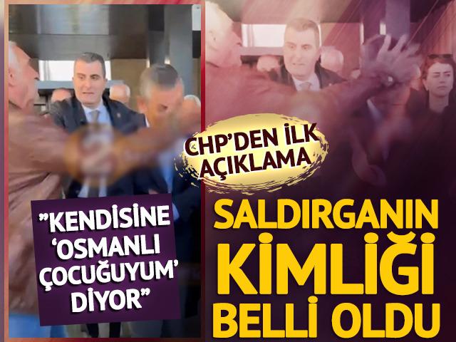 Son dakika | Özgür Özel'e saldırı sonrası CHP'den ilk açıklama! Saldırgan Selçuk Tengioğlu kim? "Kendisine 'Osmanlı çocuğuyum' diyen bir provokatör"
