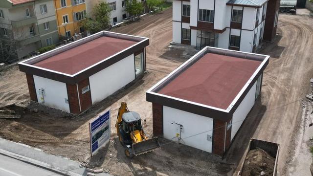 Melikgazi'de sağlık merkezlerine çevre düzenlemesi yapılıyor