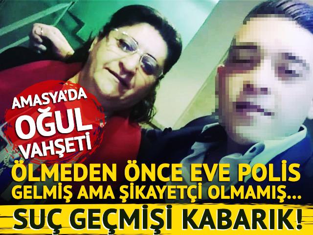 Amasya'da kan donduran olay: Annesini defalarca bıçakladı! Ölmeden önce eve polis gelmiş ama şikayetçi olmamış...