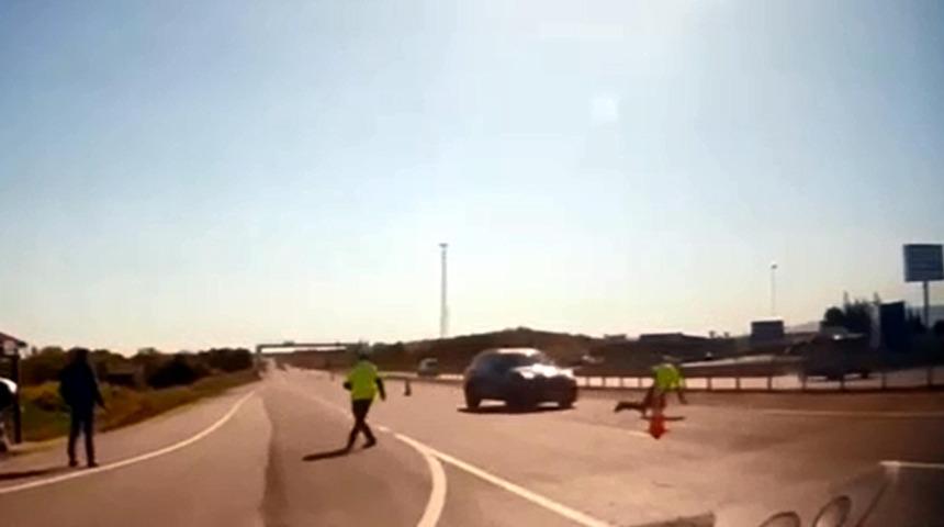 Önce polise çarptı sonra kaçtı! 'Dur' ihtarına uymayan sürücünün saklandığı yer şaşkına çevirdi