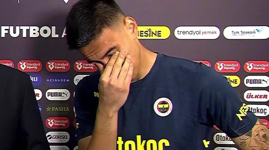 Fenerbahçe'nin yıldızı maç sonunda röportajı terk etti! "Özür dilesem ne olacak?"