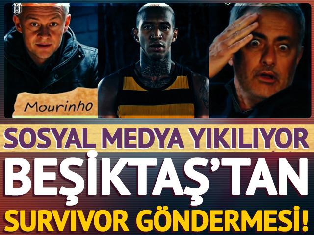 Beşiktaş'tan maç sonunda Jose Mourinho'ya Survivor göndermesi!