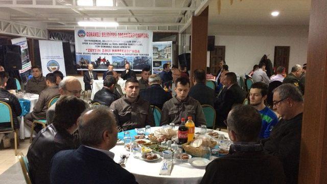 Osmaneli’de Mehmetçik onuruna destek yemeği