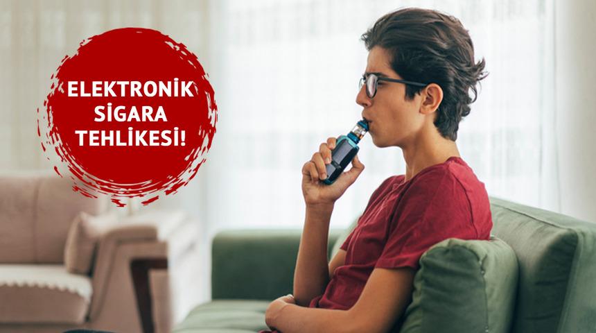 Çocuklar bile içiyor: Az zararlı değil, tam bir zehir!  Elektronik sigara tehlikesi büyüyor: 'Patlamış mısır akciğeri' tehditi...