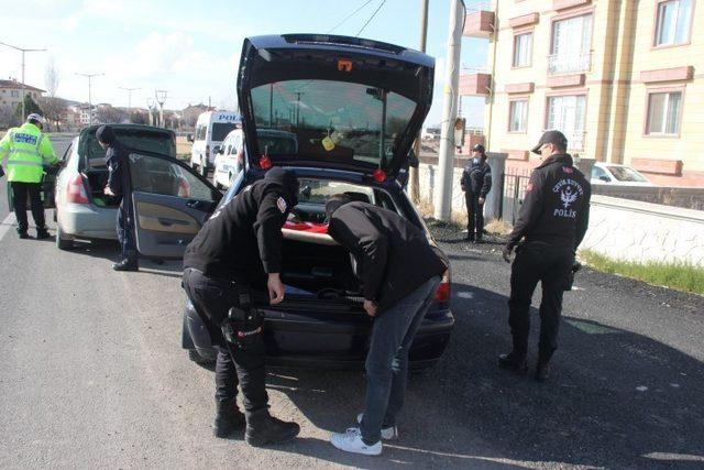 Gülşehir’de polis ekipleri şok uygulaması yaptı