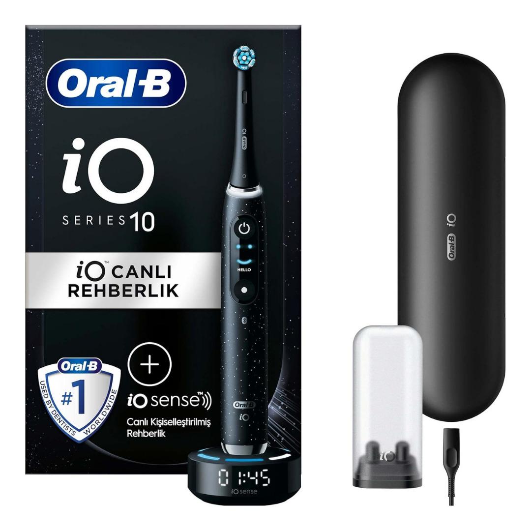 Oral-B iO Sense ile iO - 10 Siyah ElektrikliŞarjlı Diş Fırçası