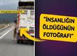 Köpeği boynundan iple kamyona asarak taşıdı!