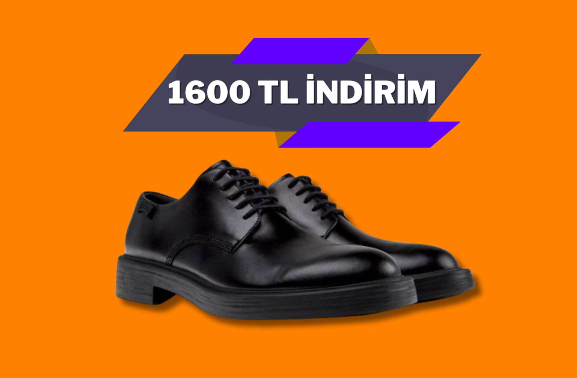 Minimalist şıklığın en iyi temsilcisi Camper Dean Ayakkabı'da 1599 TL indirim