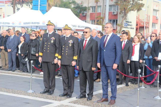 Atatürk’ün Marmaris’e gelişi törenle kutlandı