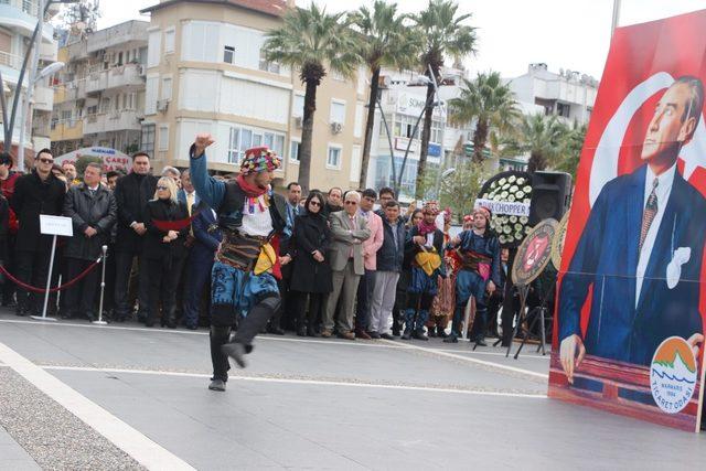 Atatürk’ün Marmaris’e gelişi törenle kutlandı