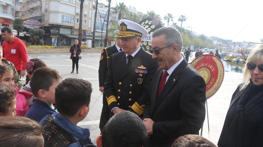 Atat&uuml;rk&rsquo;&uuml;n Marmaris&rsquo;e gelişi t&ouml;renle kutlandı