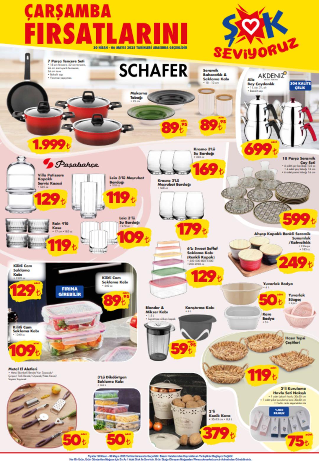 ŞOK a Schafer tencere seti geliyor! 7 Mayıs 2025 ŞOK Aktüel Ürünler Kataloğu 1