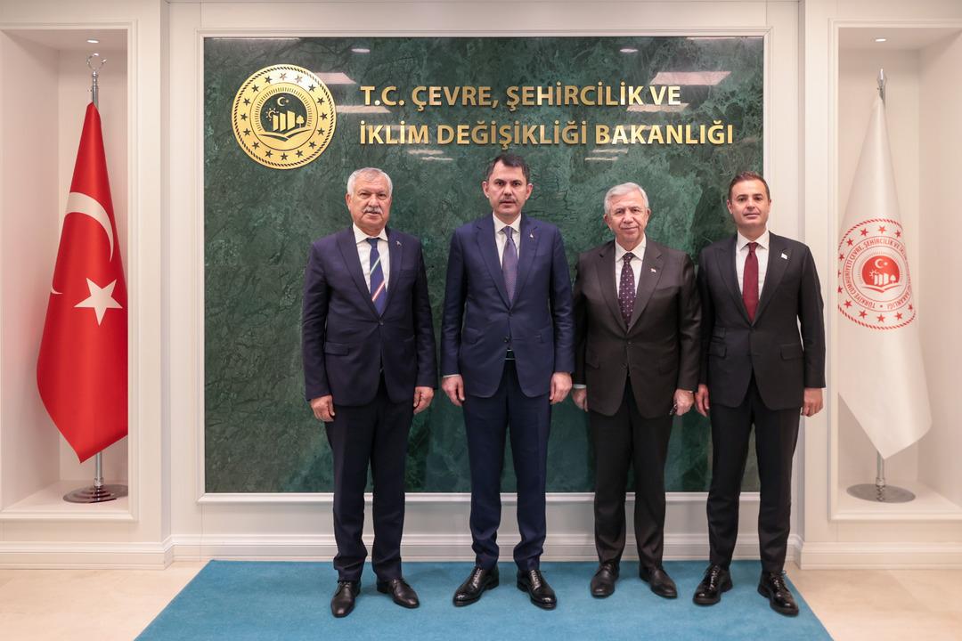 BAKAN KURUM, ADANA, ANKARA VE BALIKESİR BÜYÜKŞEHİR BELEDİYE BAŞKANLARINI KABUL ETTİ
