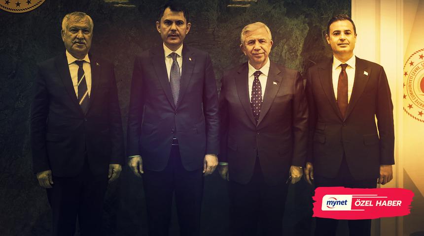 Dikkat çeken zirve! Bakan Kurum, Mansur Yavaş ve iki CHP'li başkanla bir araya geldi: Görüşmenin detaylarına Mynet ulaştı