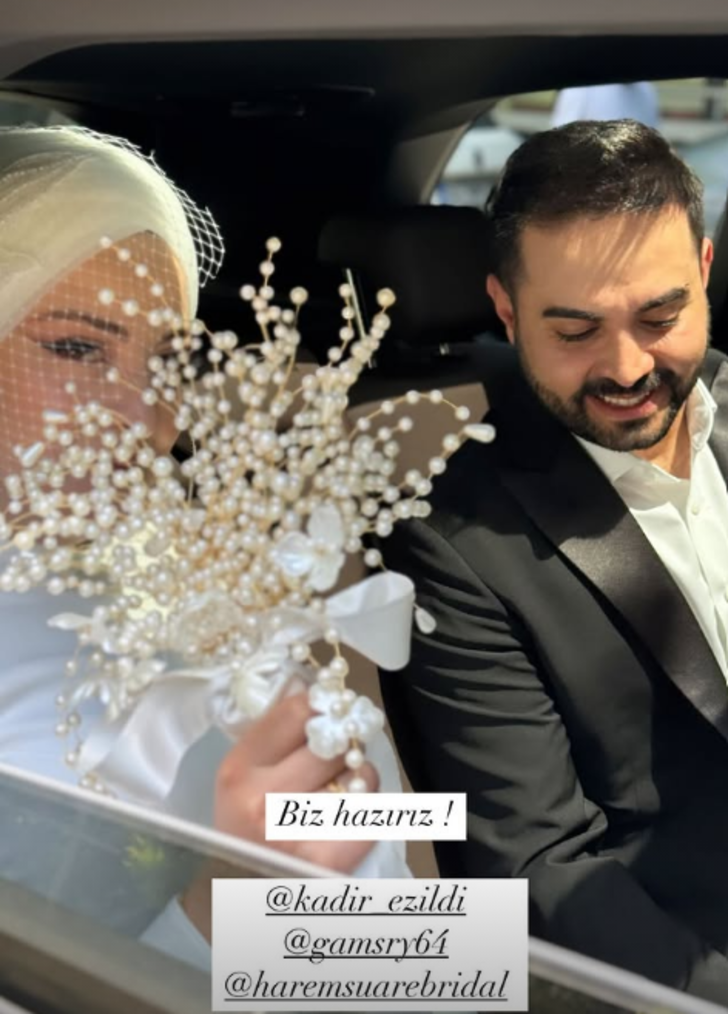 Kadir Ezildi ve Gamze Türkmen evlendi! Gelinliğe beğeni yağdı... İşte nikahtan ilk kareler G2
