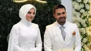 Kadir Ezildi ve Gamze Türkmen evlendi! Gelinliğe beğeni yağdı... İşte nikahtan ilk kareler