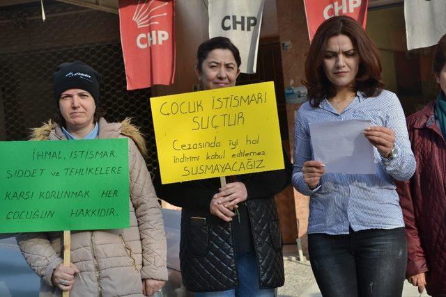 Saruhanlı CHP’den çocuk istismarına tepki