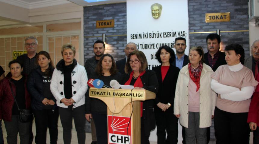 Tokat'ta CHP'li kadınlardan &ccedil;ocuk istismarı tepkisi