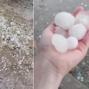Adana'da dolu yağışı; tarım arazileri zarar gördü