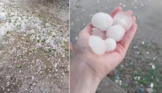 Adana'da dolu yağışı; tarım arazileri zarar gördü