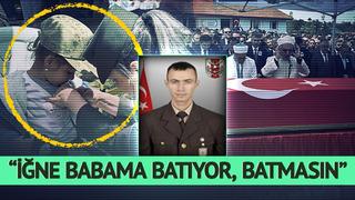 Şehit kızı Alya cenazede yürekleri dağladı! Kadın komutanla konuşması tüyleri diken diken etti: İğne babama batıyor, kenardan yapalım
