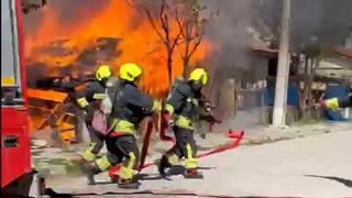 Bolu'da tek katlı müstakil evde korkutan yangın! Küle döndü