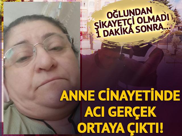 Amasya'daki anne cinayetinde acı gerçek ortaya çıktı! Oğlundan şikayetçi olmadı, 1 dakika sonra canından oldu