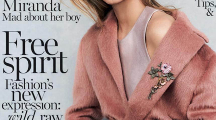 Miranda Kerr oğluyla Vogue dergisinde