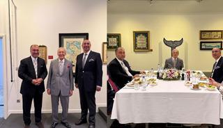 Ülker ve Koç Miami'de kahvaltıda buluştu