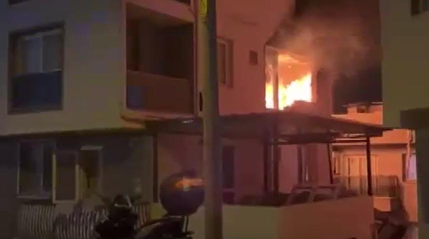 Aydın’da bir evin mutfağında patlamanın ardından yangın çıktı: 1 yaralı